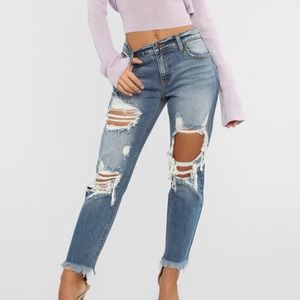 Fashion Nova Boyfriend/Girlfriend Jeans Size 7